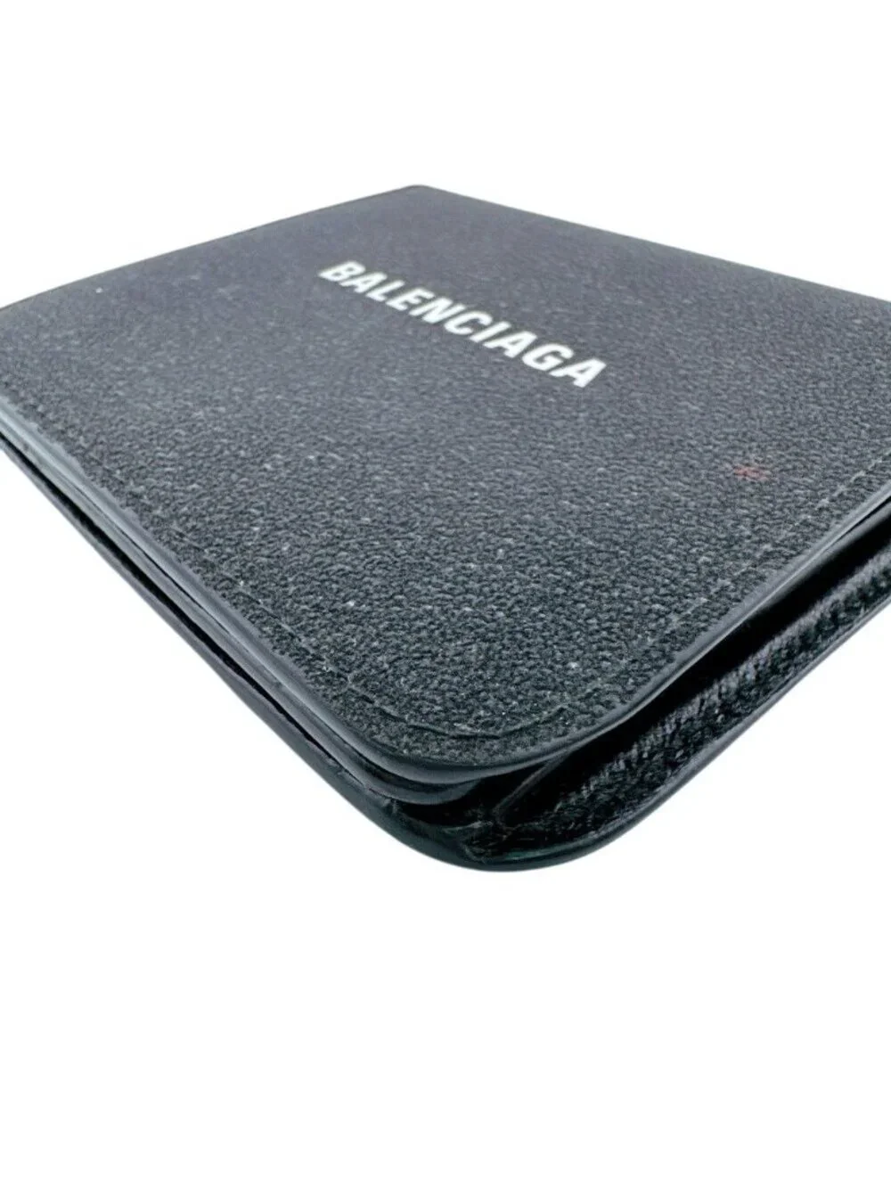 Balenciaga Lame Logo Bifold Wallet